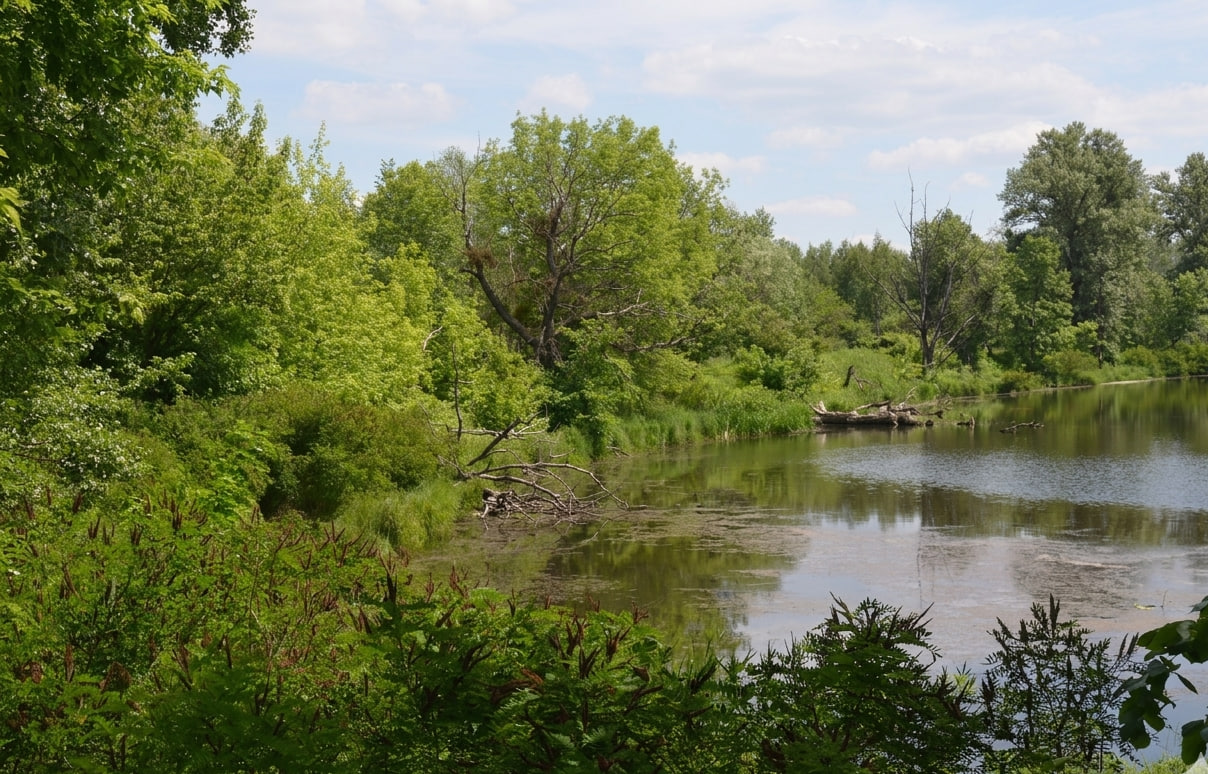 Озеро Єрик (Київрибгосп) у Києві: рибалка біля Видубичів