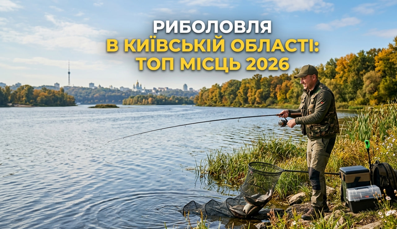 Весняна риболовля в Київській області: топ місць 2026