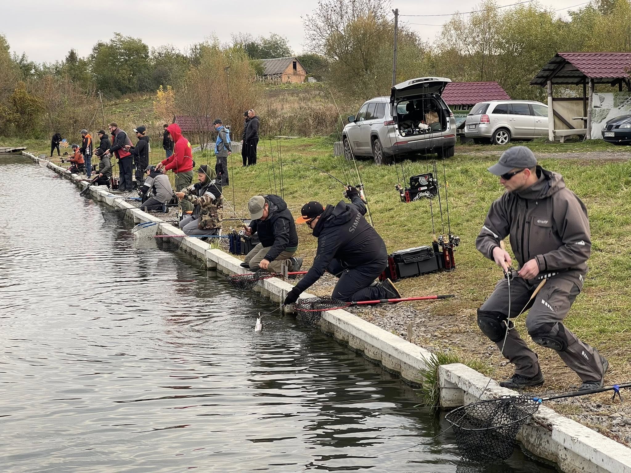 Форелева рибалка під Вінницею:  спортивний клуб «Аквамарин»