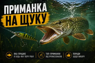 Які приманки вибрати для лову щуки